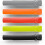 Reflective Bike Frame Protector Stickers 2pcs AntiScratch MTB Road Bicycle Chain Guard Orange 2