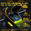 Wireless Bluetooth Headset TeQ405 Model, Bluetooth 5.1, TwoEar Gaming Headset, Digital Display, Black, One Size 2