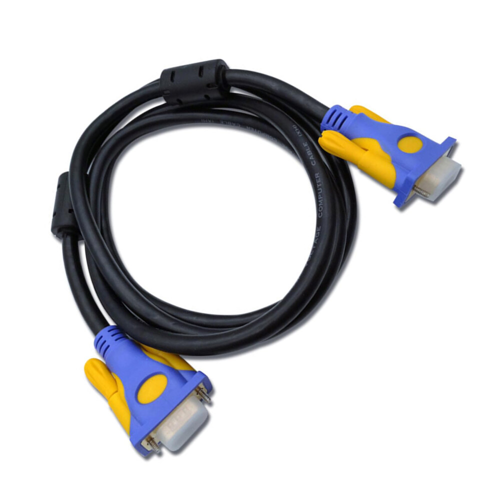Vga To Vga Cable Resolution Male To Male For Computer And Projectors With Two Ferrite Cores 9412369040145