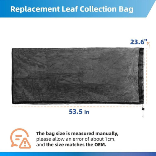 Adjustable Leaf Collection Bag For Wood Chippers Compatible With Troy Models Made From Strong Plastic Material 1