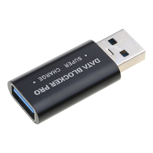 USB Data Blocker Fast Charging Adapter with Data Blocking