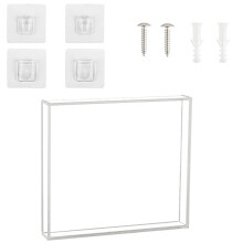 Record Shelf Wall Mount Acrylic Album Holder Display CDs shelf,