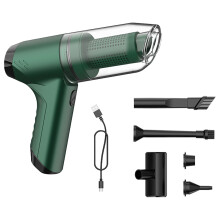 Brushless Motor Vacuum Cleaner for Car,-Brushless dark green