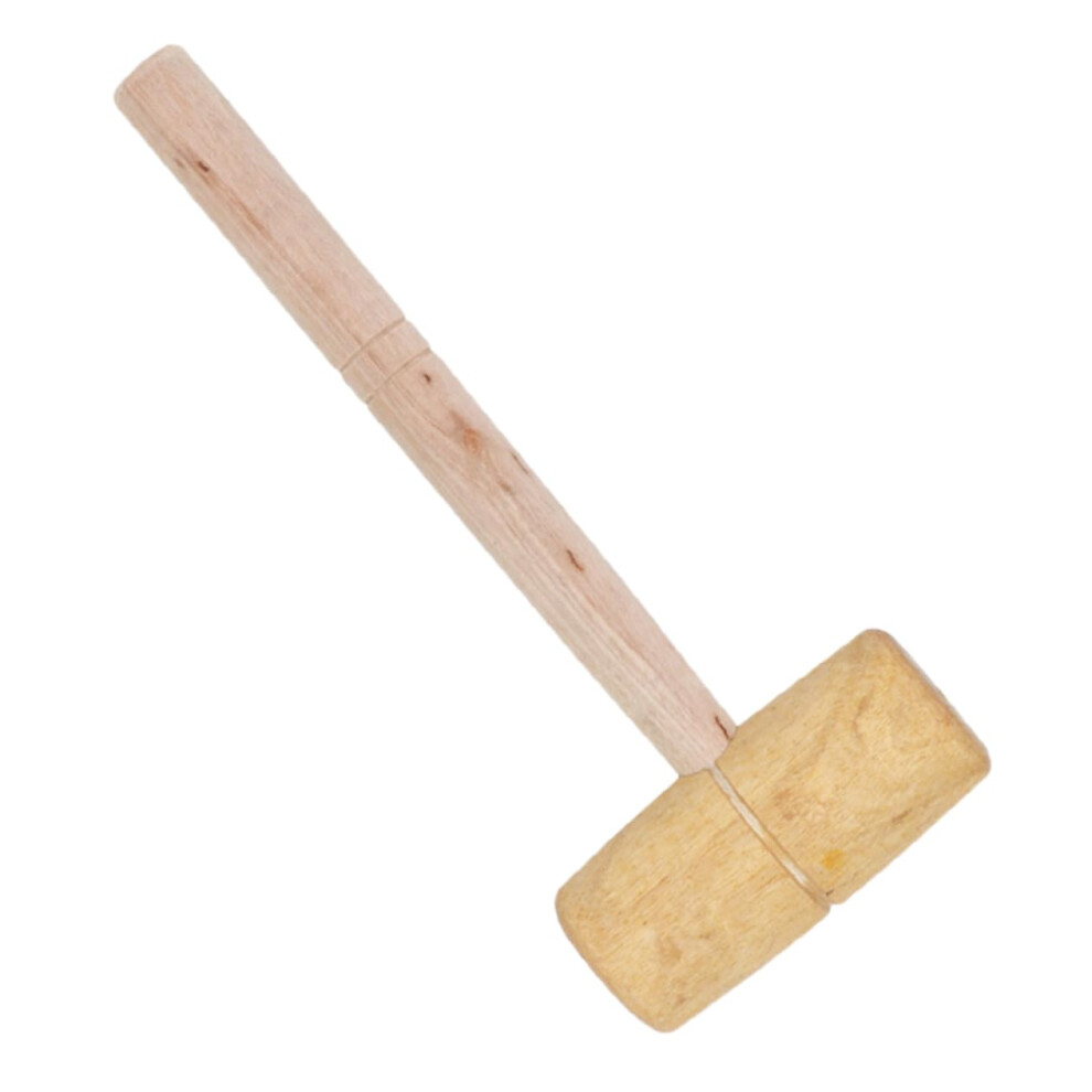 Carpenter's Mallet Small Wooden Hammer For Leathercraft, Woodworking, Diy Projects And Camping 9412369040503