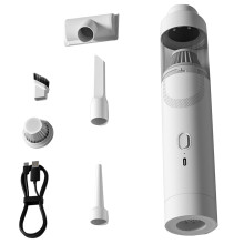 Powerful Hand Vacuum 11000Pa Strong Suction-White brushed motor