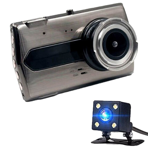 Dashcam de voiture avec écran enregistreur de-Double caméra