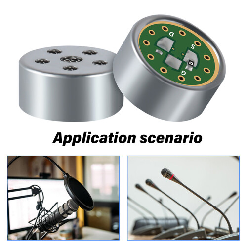 Capsules de microphone à condensateur à électret de construction 1