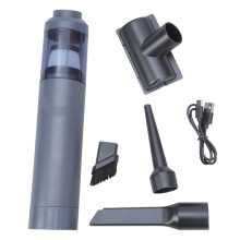 Portable Handheld Vacuum Cleaner-blue gray brushed motor