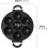 Cast Iron Omelette Pan NonStick Egg Cooker Kitchen Cookware Black 5