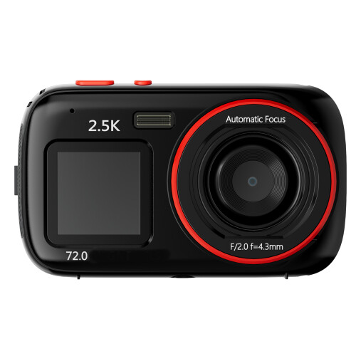 Unisex Digital Camera with 72MP Resolution Travel-Black