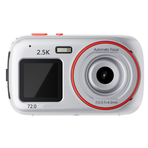 High Resolution Digital Camera Small Card Camera ABS-Silver