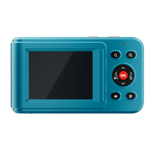 MultiScene Compatible 7200MP Digital Camera, High Claritys-Blue