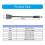 MultiSize USB-auf-DC5V-Ladekabel,-30cm 2,5x0,7mm 2
