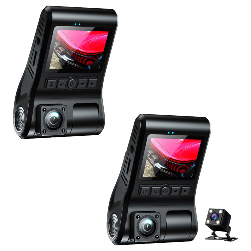 Dashcam de voiture à objectifs multiples avec-Trois caméras 1