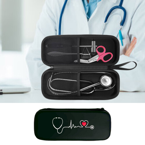 Étui pour stéthoscope avec intérieur spacieux pour accessoires à 1