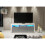 TV Unit 160cm Shine - White & Grey Gloss Doors and LED Lights 5