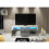 TV Unit 160cm Shine - White & Grey Gloss Doors and LED Lights 6