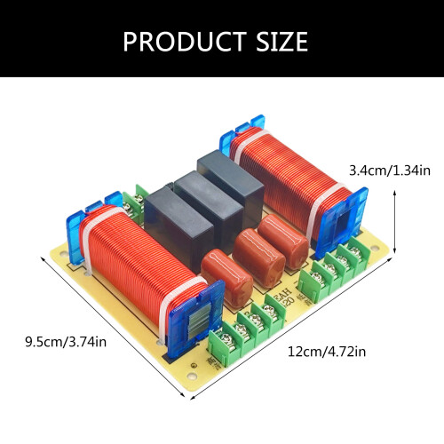 Speaker Sound Optimizers, 400W 4 Way Audiophiles Crossovers with 2