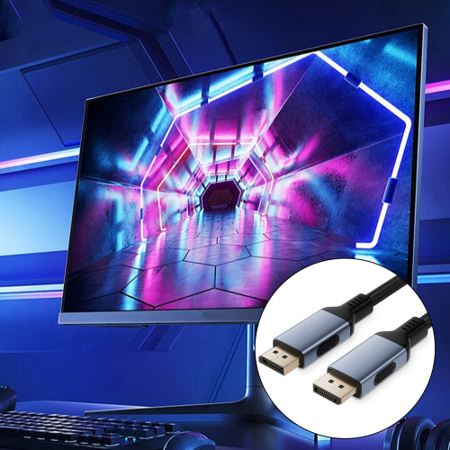 Cable with 16K Capabilities, 80Gbps, Ensures 8K@240Hz and-3m 2