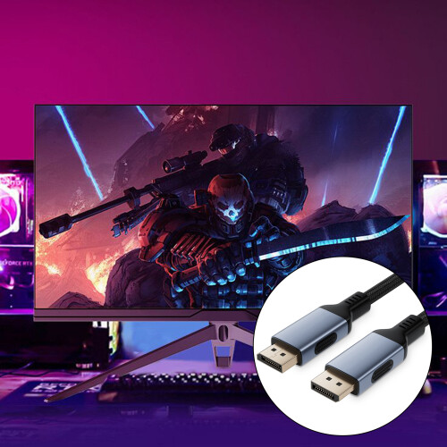 Cable with 16K Capabilities, 80Gbps, Ensures 8K@240Hz and-3m 1