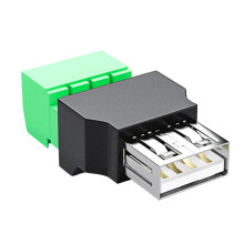 Connecteur sans soudure terminal d'USB 2,0 4P pour-tête de femme