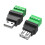 Adaptateur de prise USB 2.0 USB 2.0 TypeA-tête d'homme 2