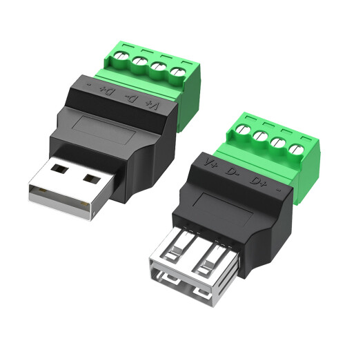 Adaptateur de prise USB 2.0 USB 2.0 TypeA-tête d'homme 1