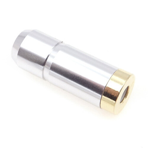Lot de 2 connecteurs Standard 3.5mm, prise-argent brillant