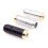 Lot de 2 connecteurs Standard 3.5mm, prise-argent brillant 3
