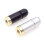 Lot de 2 connecteurs Standard 3.5mm, prise-argent brillant 5