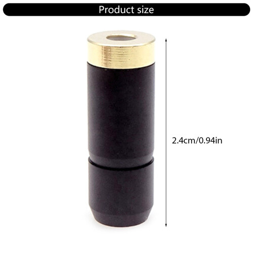 Lot de 2 connecteurs Standard 3.5mm, prise-argent brillant 1