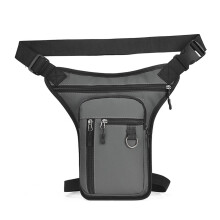 Leg Bag Drop Leg Bags For Cycling Adjustable Gray 12.2 x 7.09 x 0.79 Inch Hip Pack Motorcycle Accessories Pack