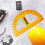 Large Teaching Protractor, Digital Design Math Compass Protractor, Big Multifunctional Protractor for Engineers 4