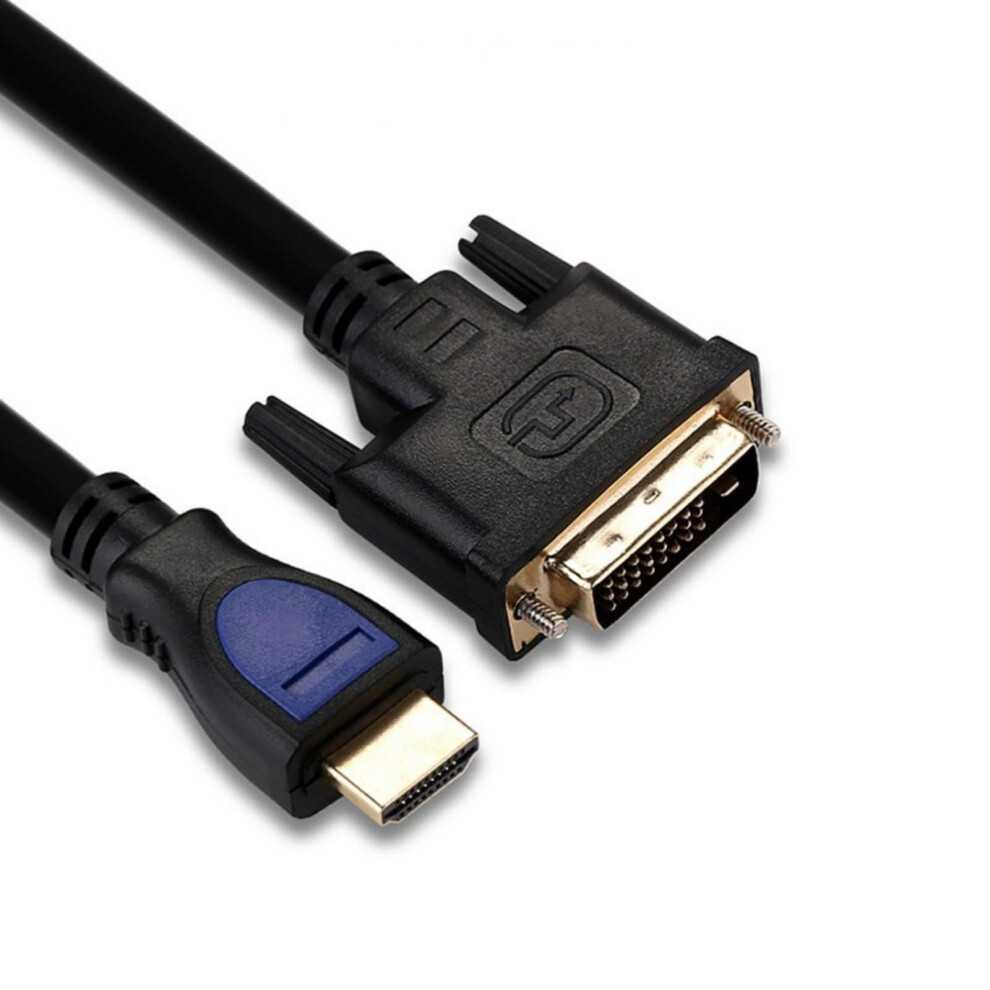 Dvi To Hdmi Cable 241 Pin Dvid Male To Hdmi Male Digital Video Cable Adapter For Laptop Projector Extension Gold 9412369041159