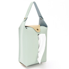 Stilvolle Taschentuchbox-Hülle, leichte und faltbare moderne Taschentuchbox aus PU-Leder, Organizer für Kosmetiktücher für Badezimmer, Büro,