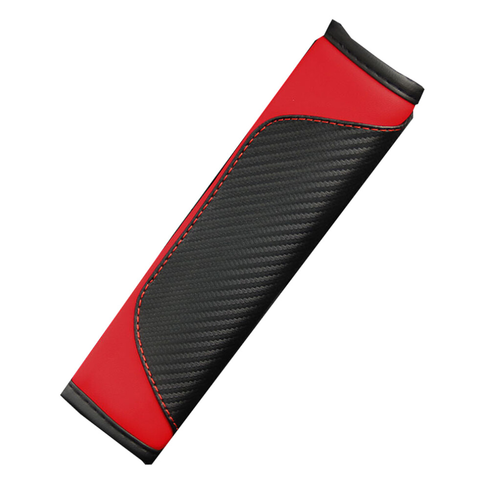 Stylish Car Seat Belt Cover, Soft Carbon Fiber Leather, Safety Belt Shoulder Strap Pads, Breathable Harness Pad, Exquisite Craftsmanship For Cars, 9190834591131