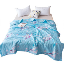 King Size Duvet Cover Sets, Cooling Blankets For Hot Sleepers, Quilted Comforter Breathable And Durable For Home Office (Blue)