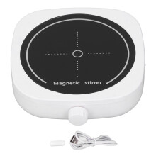 Magnetische roerplaat met roerstaaf, mini magnetische roerder voor op het aanrecht, 1 liter inhoud, voorzien van een borstelloze motor, soepele