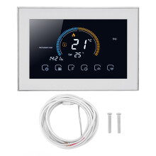 Intelligenter, programmierbarer Smart-Thermostat mit präzisem LCD-Display für Zuhause und Büro, kompatibel mit Sprach- und App-Steuerung, hohe
