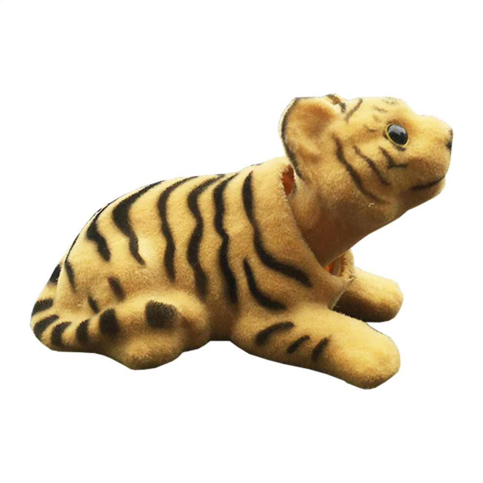 Auto Dashboard Decoration, Bobblehead Car Ornament 'Lucky Tiger With Shaking Head' Resin Tiger, Cute Car Decoration 9365049768528