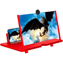 Formhéadaitheoir Scáileáin 12" a Chosnaíonn na Súile, Aimplitheoir Scáileáin Seasamh Fóin 3D HD le haghaidh Scannáin, Físeáin,