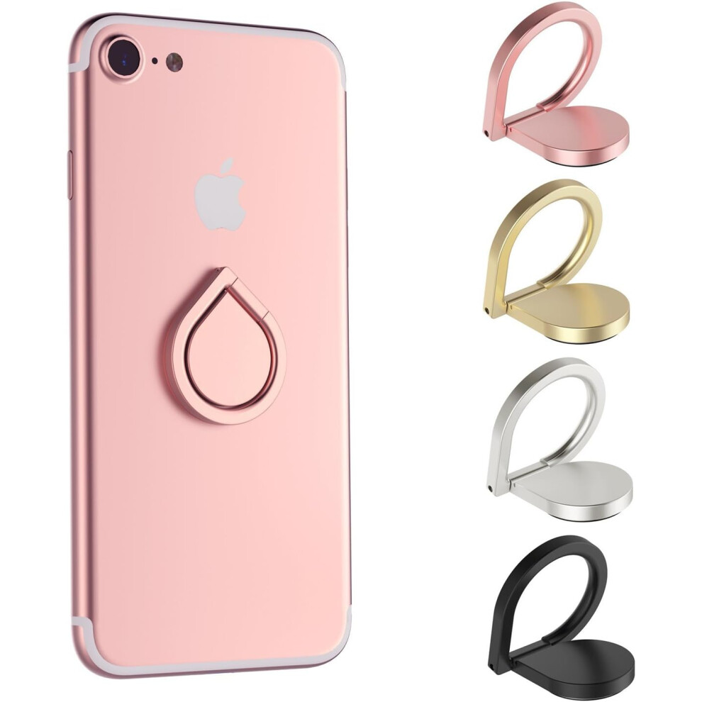 Flat-Back Phone Ring Stand, Universal Accessory For Expanded Thumb Reach & Drop-Free Experience, Shockproof Protection, Anti-Slip Design, Secure Grip 9190834908793