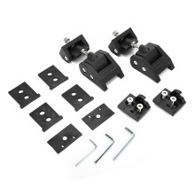 Verrou de capot entièrement réglable, robuste et conçu pour le tout-terrain. Installation facile. Alliage d'aluminium et ABS résistants à la