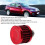 Performance Intake System Upgrade, Increase Engine Power and Torque Output, Boost Engine Horse Power Significantly, Compact Red Cone Filter for Uni 7