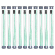 Soft Bristle Oral Care Tool For Sensitive Teeth Eco-Friendly Natural Wheat Straw Brush Travel Bamboo Toothbrush Style Ultra Fine Dense Hair Durable Te