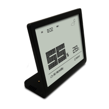 Minimalistisches Innen- und Außenthermometer, fünf praktische Funktionen mit hoher Präzision und Energiesparmodus, großes Display und große
