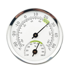 Kompaktes Temperaturmessgerät mit exzellenter Verarbeitung, Mikrozeiger-Thermohygrometer für zuverlässige Datenerfassung, einfache Installation in