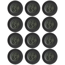 Digitales Hygrometer-Thermometer, Echtzeit-Aktualisierung der Innen- und Außentemperatur mit präzisen Messwerten für Familien, Schulen,