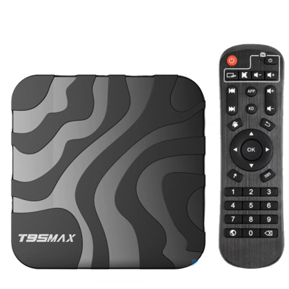 Android Tv Box T95 Max H618 Cpu 4Gb Ram 64Gb Rom, 2.4G/5.8G Wifi Bluetooth 5.0 Lan, 3D 6K Video Android Tv Player 9189345971952