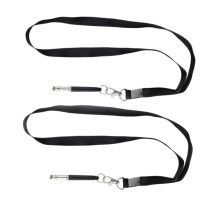 Pack of 2 Dog Whistle for Effective Dog Training, AntiBark Training Tool, Black for Dog Training and Dog Repellent, Range and Clear Tone